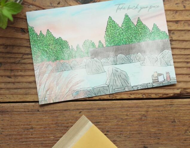 12ヶ月集めたい、季節の風景画グリーティングカードvol.9