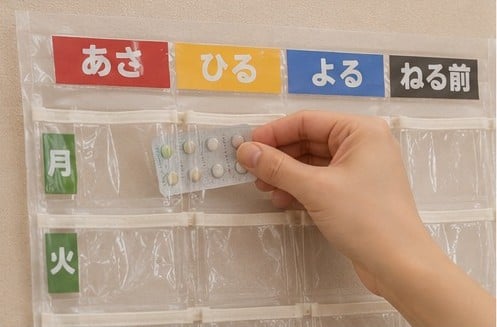 セリア お薬カレンダー 壁掛け